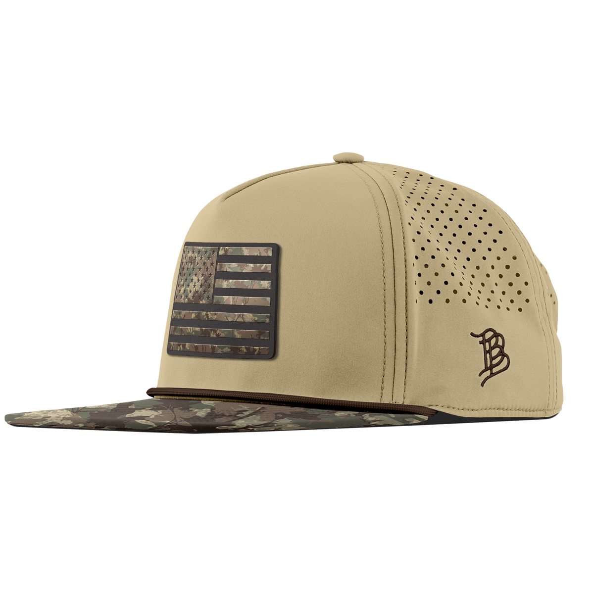 Colorado Timber Camo Patriot Flat 5 Panel Rope Desert/Timber Camo
