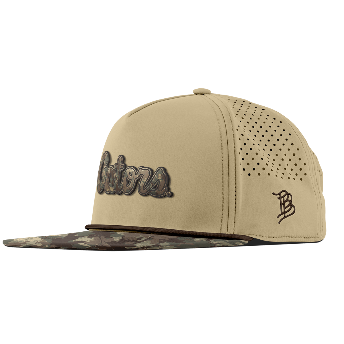 University of Florida "Florida Timber Camo Series" Flat 5 Panel Rope Desert/Timber Camo