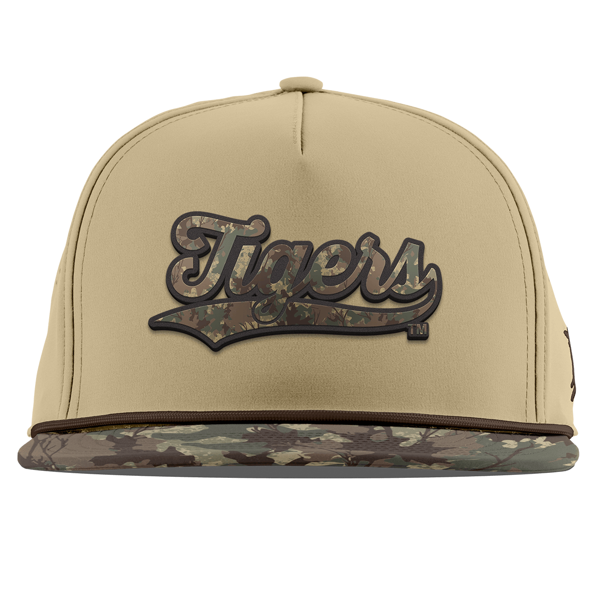 Louisiana State University "LSU Timber Camo Series"  Flat 5 Panel Rope Desert/Timber Camo