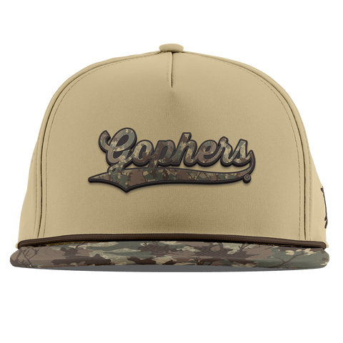 University of Minnesota "Minnesota Timber Camo Series" Flat 5 Panel Rope Desert/Timber Camo