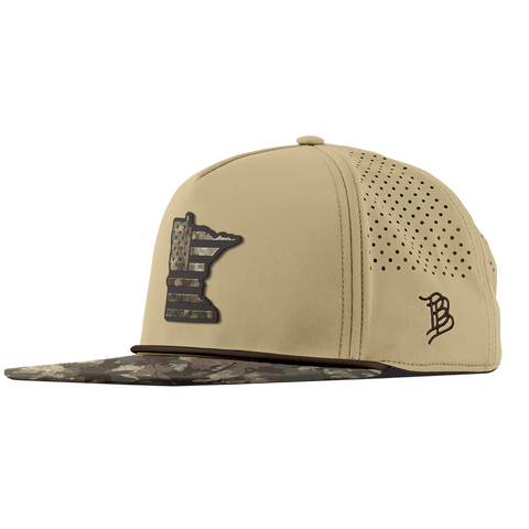 Minnesota Timber Camo Patriot Flat 5 Panel Rope Desert/Timber Camo