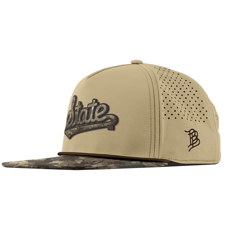 Mississippi State University "Mississippi Timber Camo Series" Flat 5 Panel Rope Desert/Timber Camo