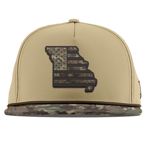 Missouri Timber Camo Patriot Flat 5 Panel Rope Desert/Timber Camo