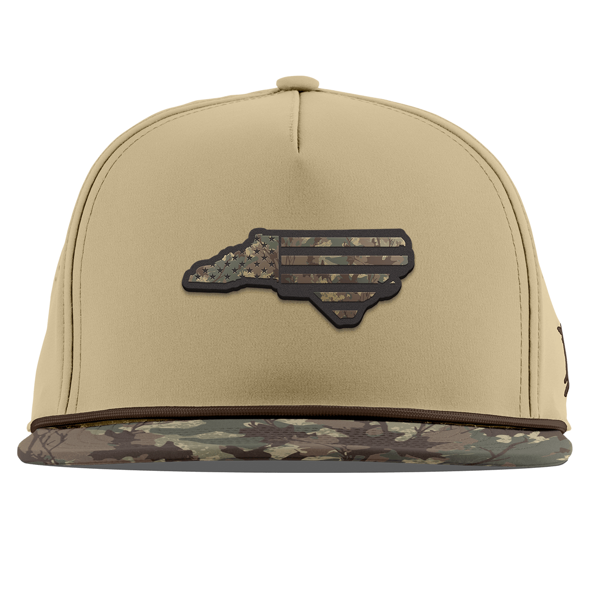 North Carolina Timber Camo Patriot Flat 5 Panel Rope Desert/Timber Camo