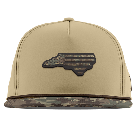 North Carolina Timber Camo Patriot Flat 5 Panel Rope Desert/Timber Camo