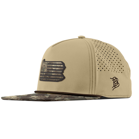 Pennsylvania Timber Camo Patriot Flat 5 Panel Rope Desert/Timber Camo