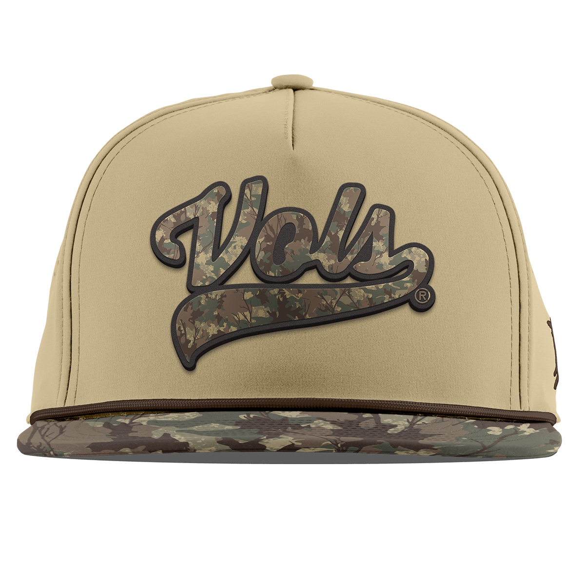 University of Tennessee "Tennessee Timber Camo Series" Flat 5 Panel Rope Desert/Timber Camo