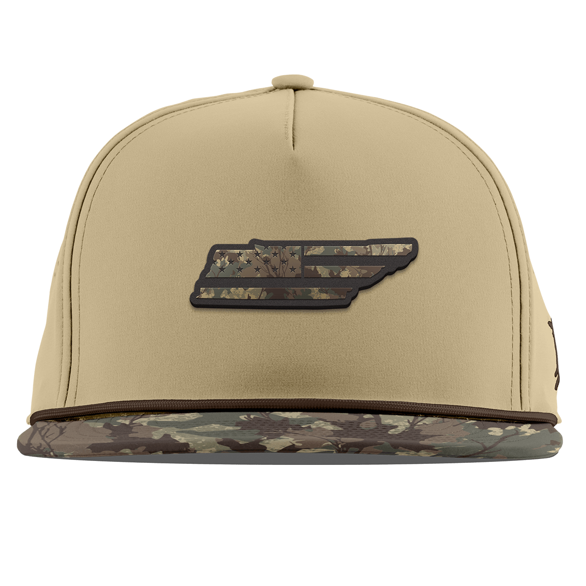 Tennessee Timber Camo Patriot Flat 5 Panel Rope Desert/Timber Camo