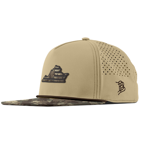 Virginia Timber Camo Patriot Flat 5 Panel Rope Desert/Timber Camo