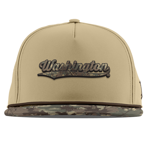 University of Washington "Washington Timber Camo Series" Flat 5 Panel Rope Desert/Timber Camo