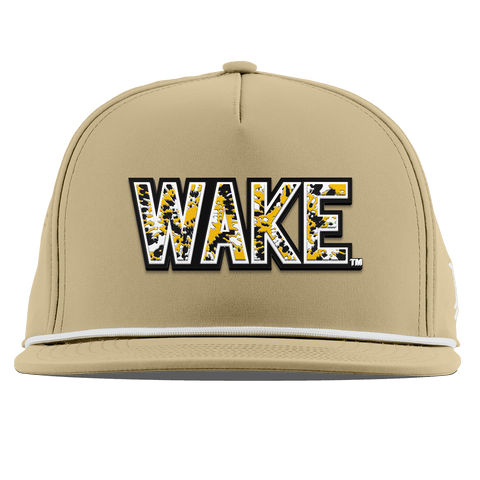 Wake Forest University "Wake Tie Dye" Flat 5 Panel Rope Desert