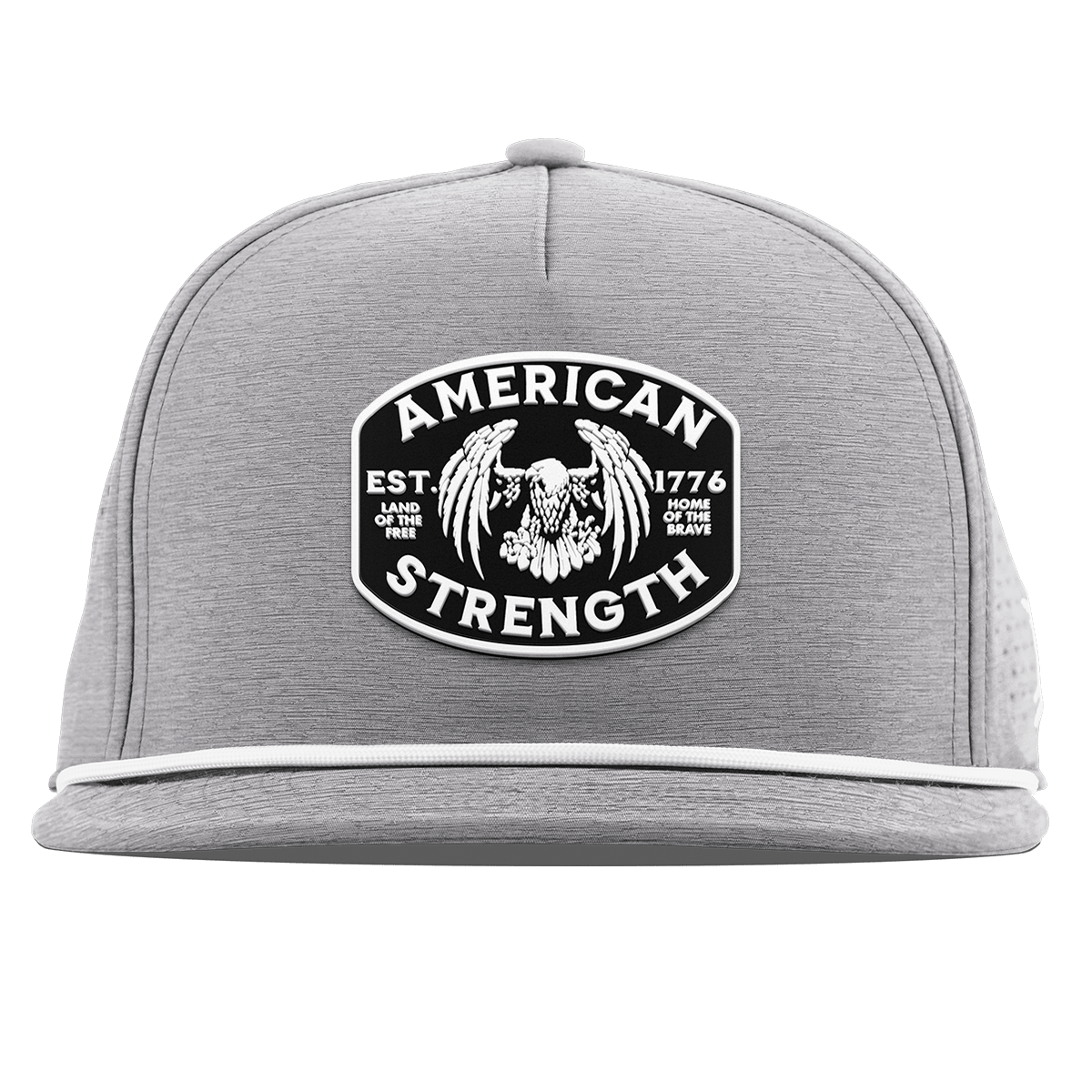 American Strength Flat 5 Panel Rope Heather Gray