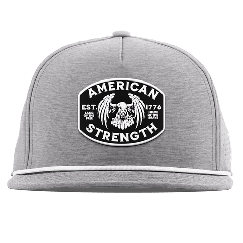American Strength Flat 5 Panel Rope Heather Gray