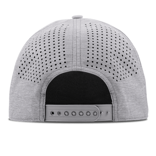 Pearl Old Glory Flat 5 Panel Rope Back Heather Gray