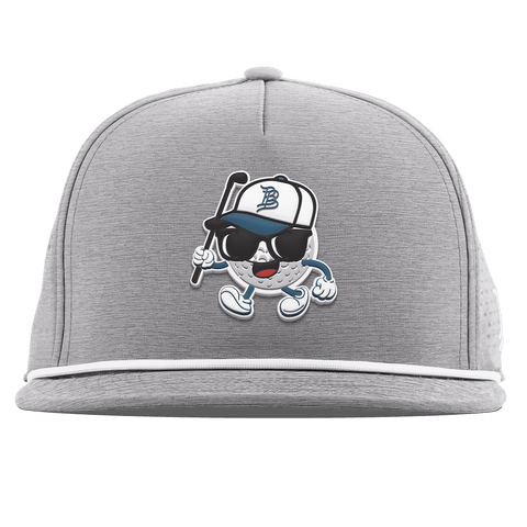 Bump 'n Run Flat 5 Panel Rope Heather Gray