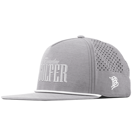 Everyday Golfer Flat 5 Panel Rope Heather Gray