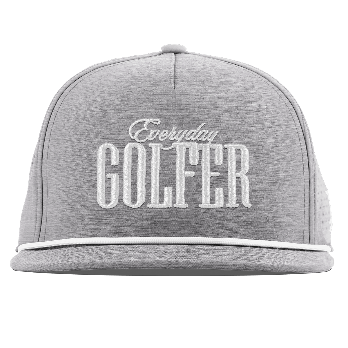 Everyday Golfer Flat 5 Panel Rope Heather Gray