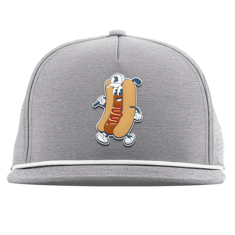 Hot Dog Buddy Flat 5 Panel Rope Heather Gray