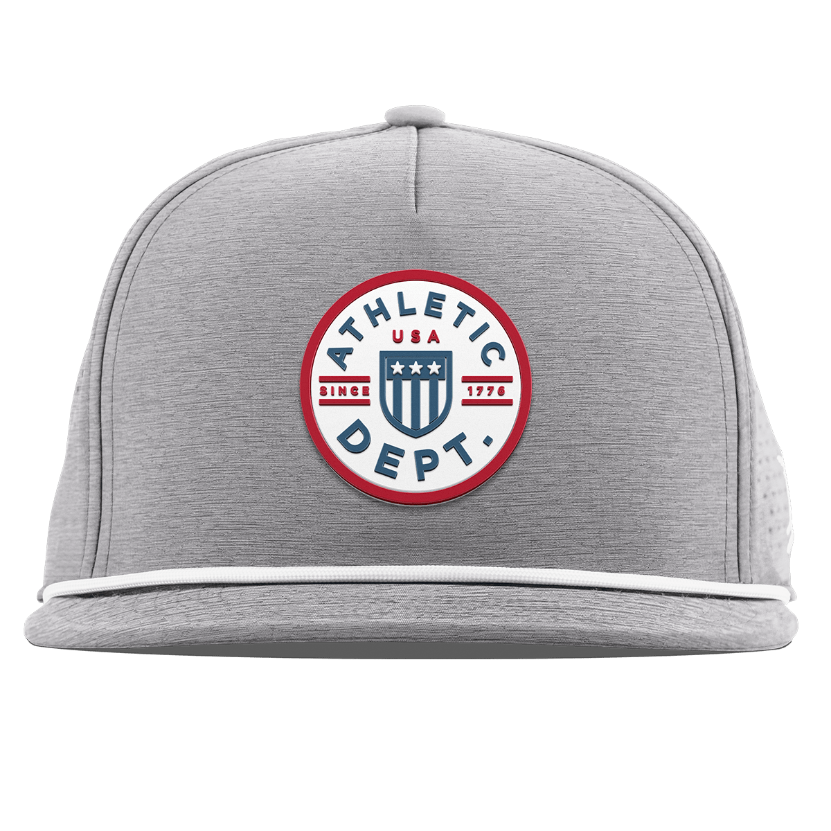 Liberty Letterman Flat 5 Panel Rope Heather Gray