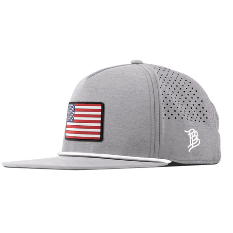 Old Glory Flat 5 Panel Rope Heather Gray