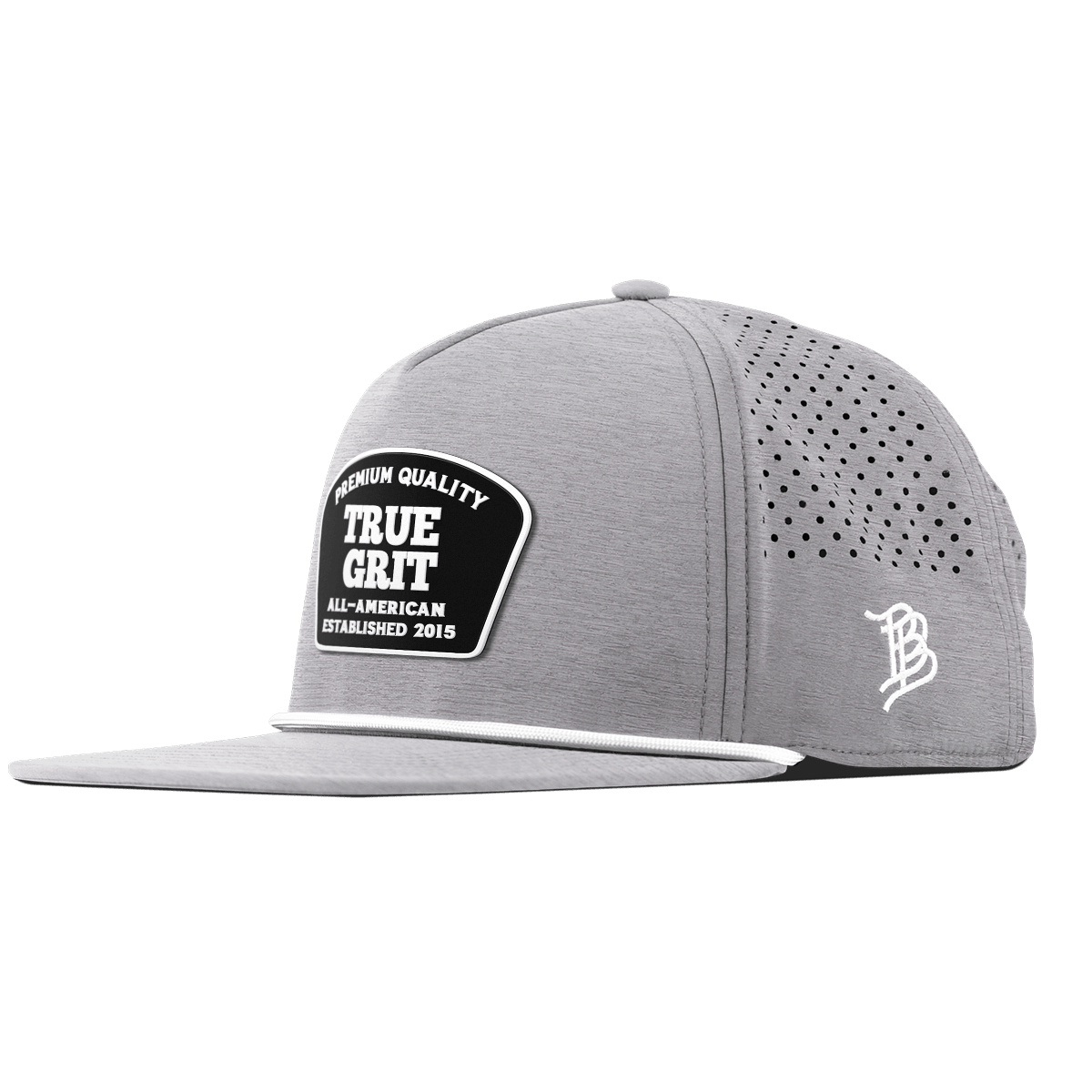 True Grit Flat 5 Panel Rope Heather Gray