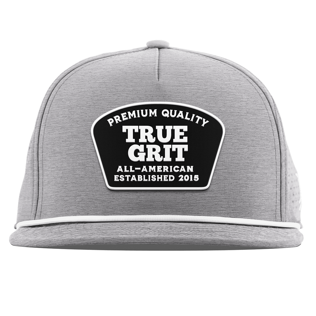 True Grit Flat 5 Panel Rope Heather Gray