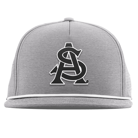Arizona State University "Vintage ASU Team Logo" Flat 5 Panel Rope Heather Gray