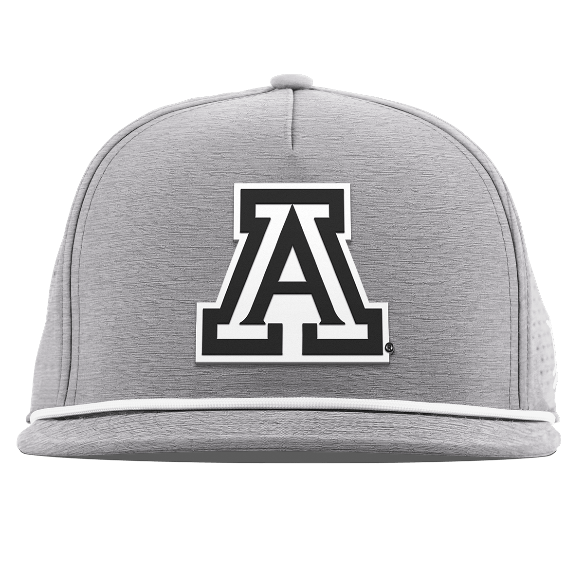 University of Arizona "Vintage Arizona Block" Flat 5 Panel Rope Heather Gray