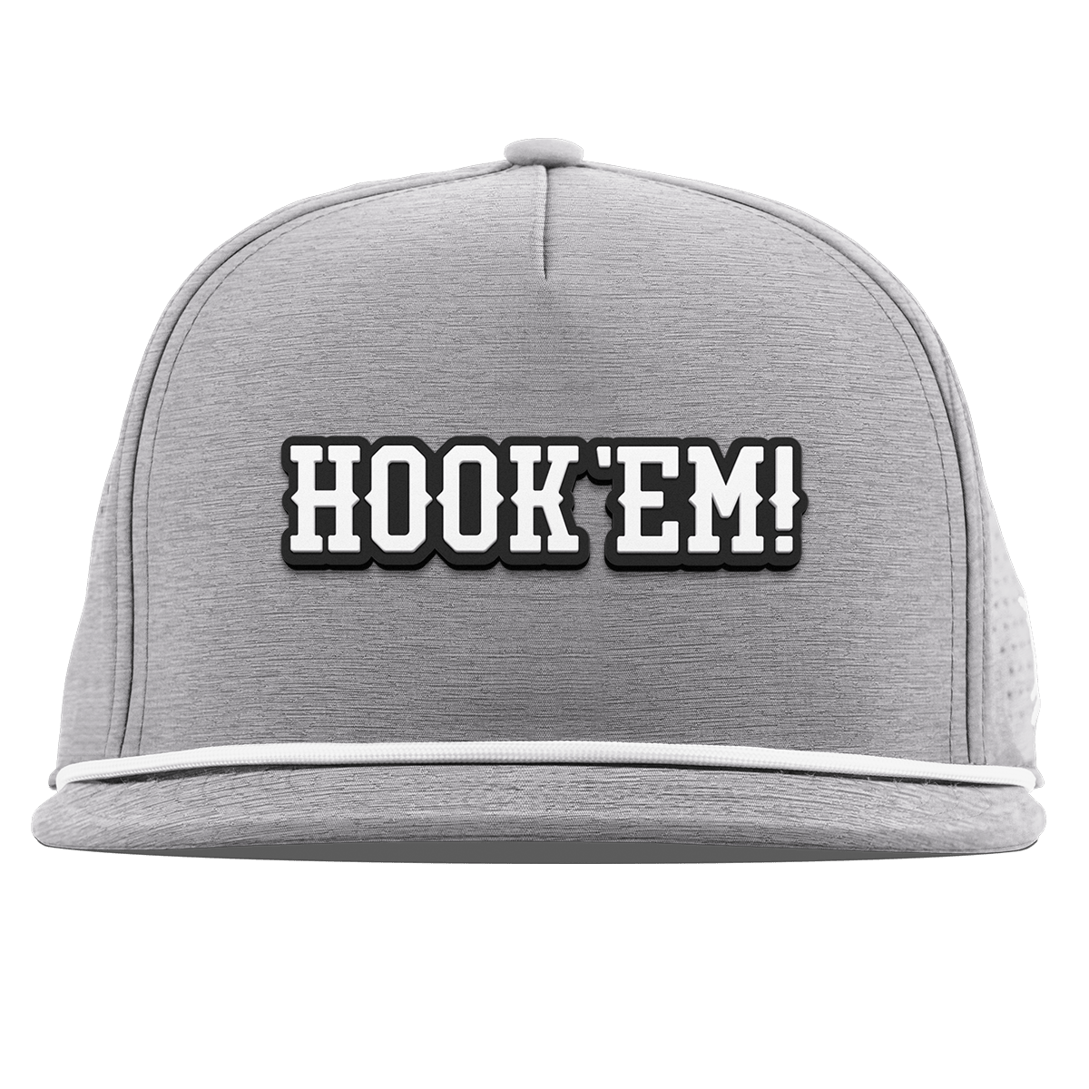 University of Texas "Vintage Hook'Em Horns" Flat 5 Panel Rope Heather Gray