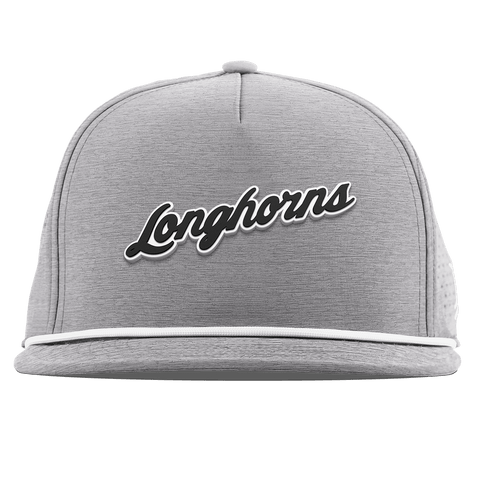 University of Texas "Vintage Texas Longhorn Script" Flat 5 Panel Rope Heather Gray