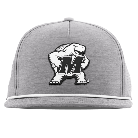 University of Maryland "Vintage Maryland Team Logo" Flat 5 Panel Rope Heather Gray