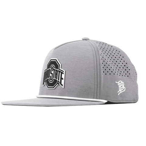 Ohio State University "Vintage Ohio State Team Logo" Flat 5 Panel Rope Heather Gray