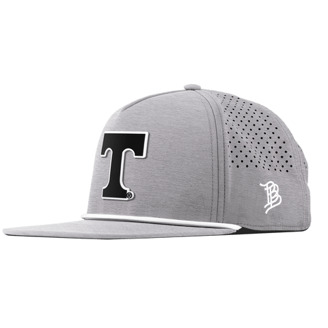 University of Tennessee "Vintage Tennessee Block" Flat 5 Panel Rope Heather Gray