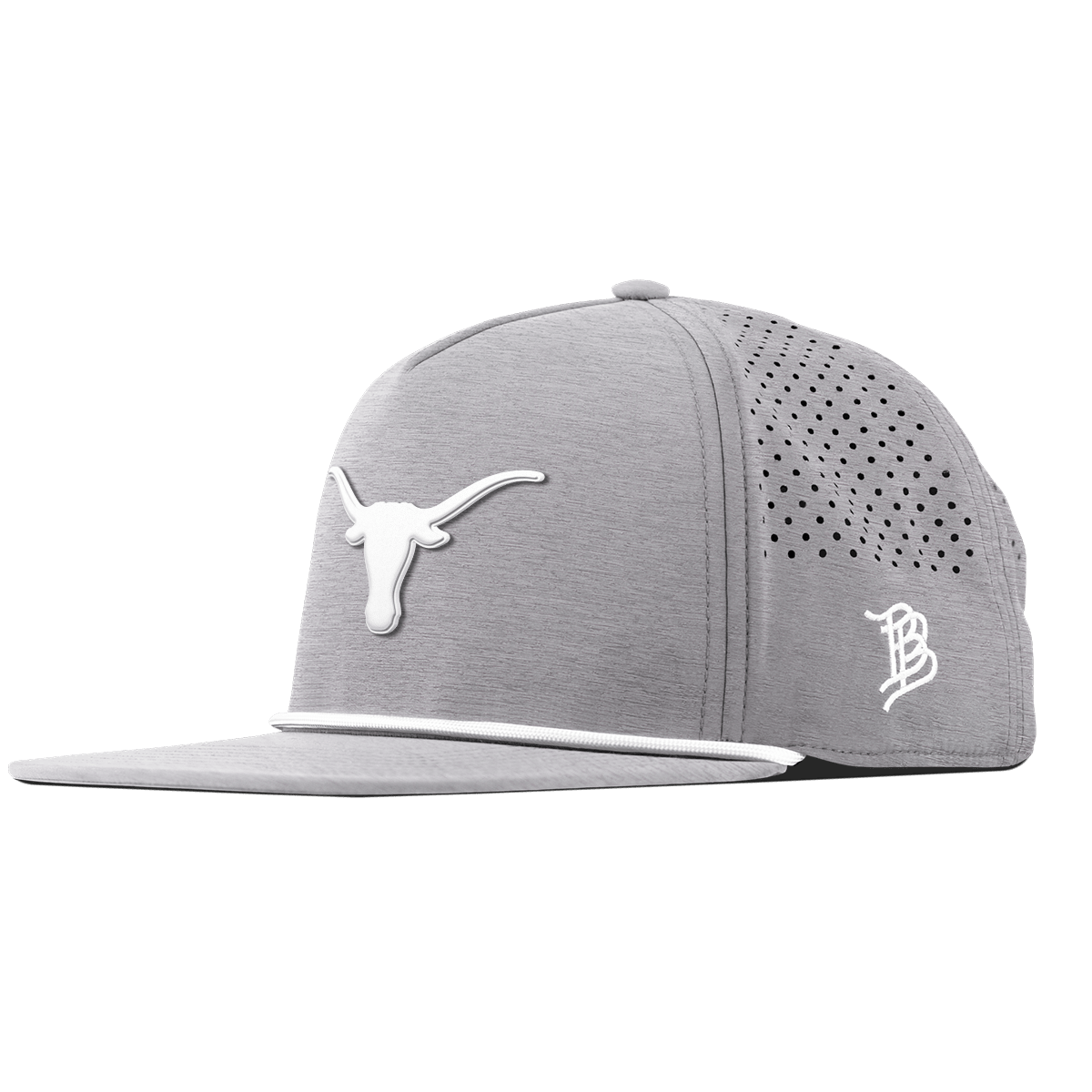 University of Texas "Vintage Texas Longhorn" Flat 5 Panel Rope Heather Gray