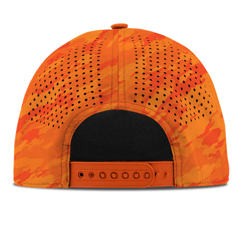 University of Illinois "Vintage Illinois Script" Flat 5 Panel Rope Blaze Orange Camo