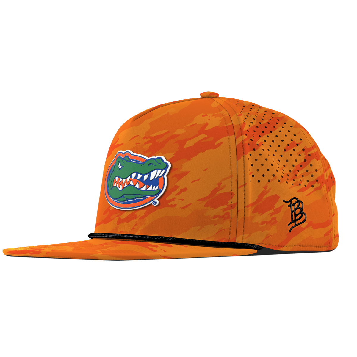University of Florida "Florida Team Logo" Flat 5 Panel Rope Blaze Orange Camo