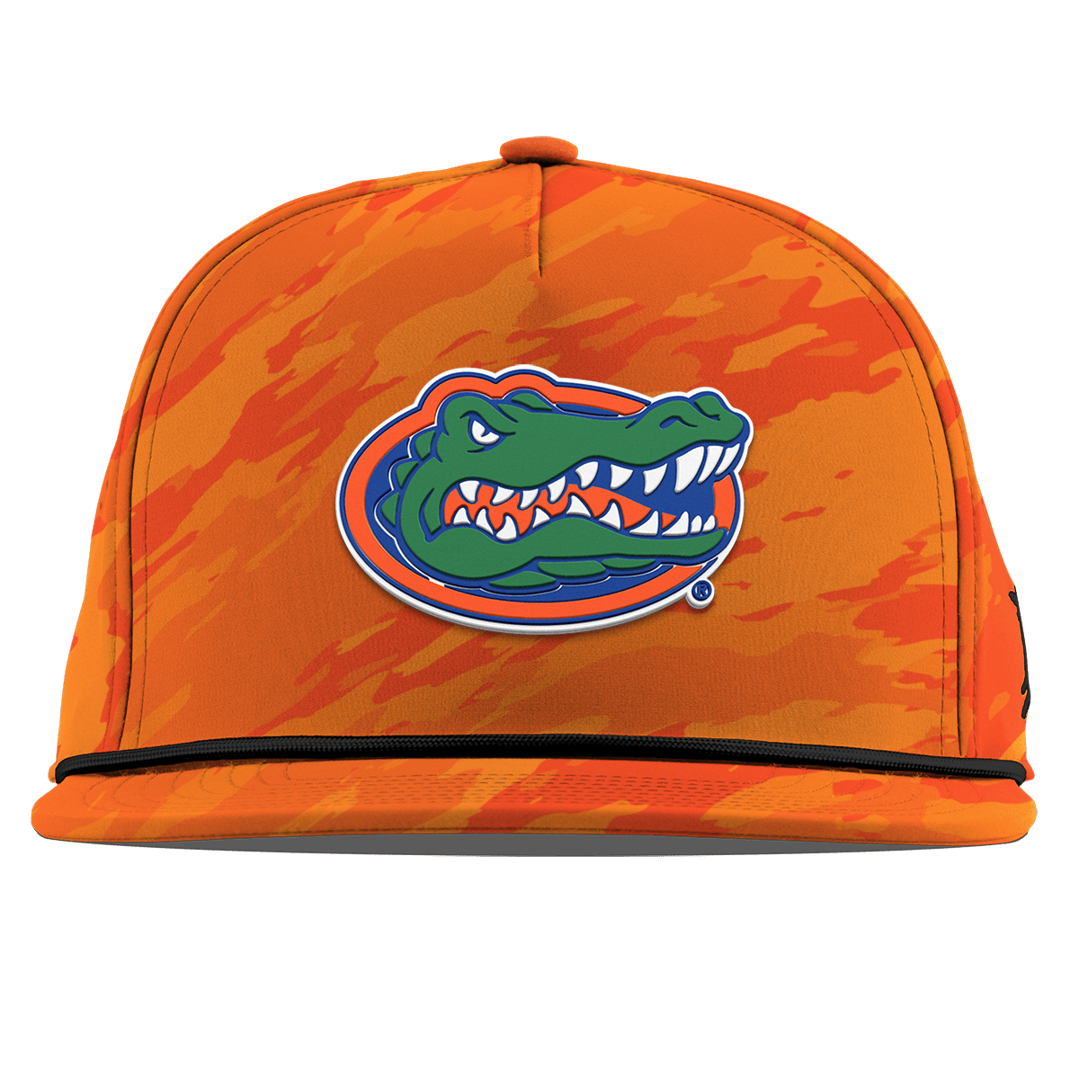 University of Florida "Florida Team Logo" Flat 5 Panel Rope Blaze Orange Camo