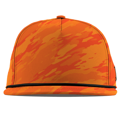 Bare Flat 5 Panel Rope Blaze Orange Camo