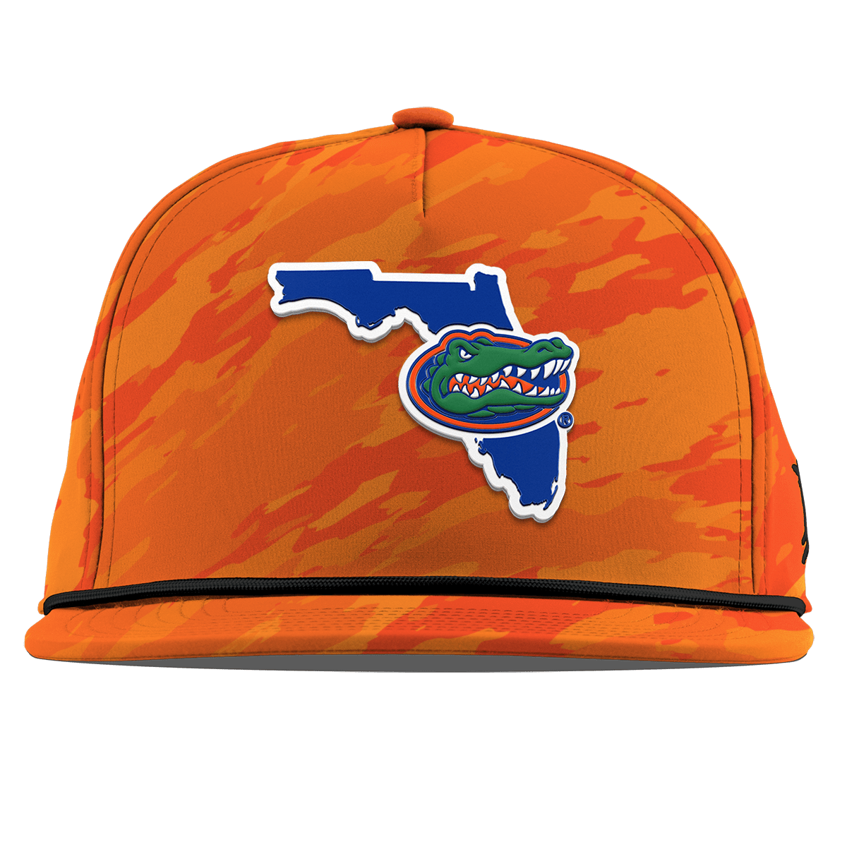 University of Florida "Gator State" Flat 5 Panel Rope Blaze Orange Camo