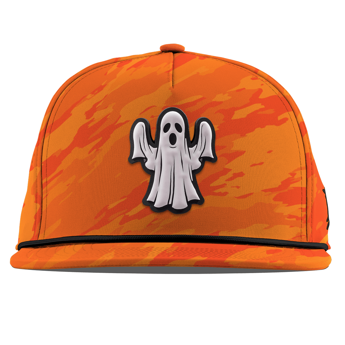 Ghostly PVC Flat 5 Panel Rope Blaze Orange Camo
