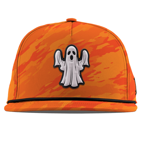 Ghostly PVC Flat 5 Panel Rope Blaze Orange Camo