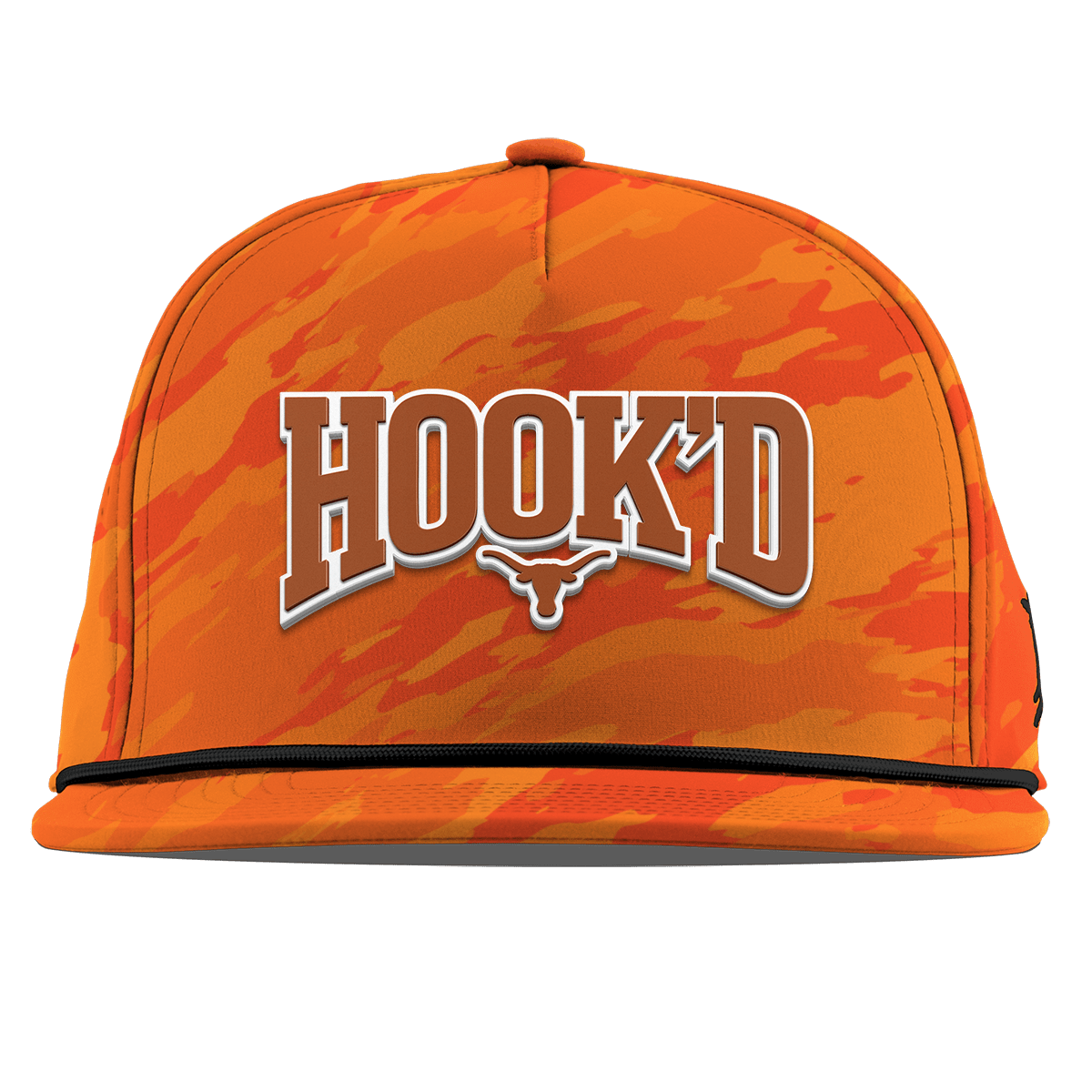 University of Texas "Hook'D" Flat 5 Panel Rope Blaze Orange camo