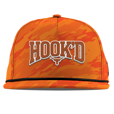 University of Texas "Hook'D" Flat 5 Panel Rope Blaze Orange camo