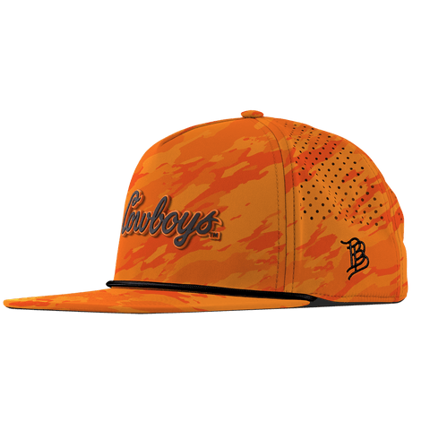 Oklahoma State University "Oklahoma State Cowboys" Flat 5 Panel Rope Blaze Orange Camo