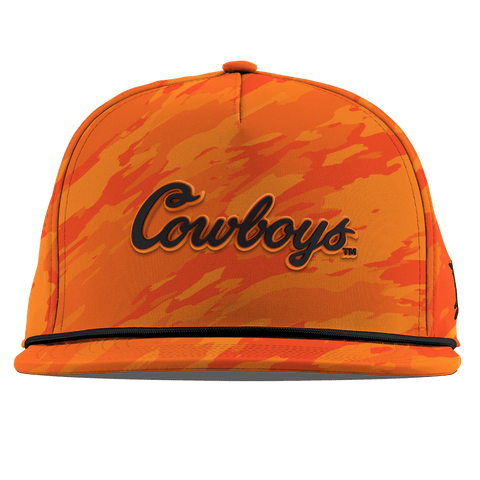 Oklahoma State University "Oklahoma State Cowboys" Flat 5 Panel Rope Blaze Orange