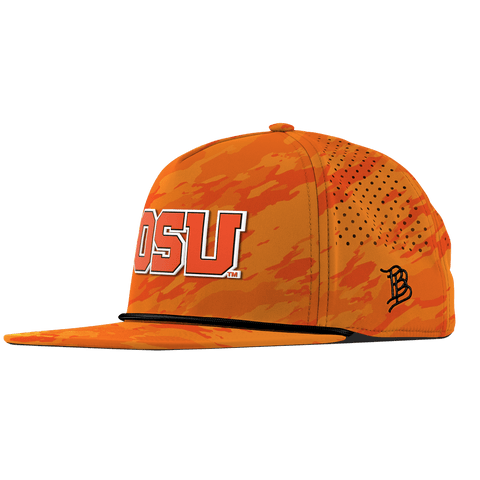 Oregon State University "Oregon State Block" Flat 5 Panel Rope Blaze Orange Camo