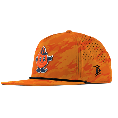 Syracuse University "Otto The Orange" Flat 5 Panel Rope Blaze Orange Camo