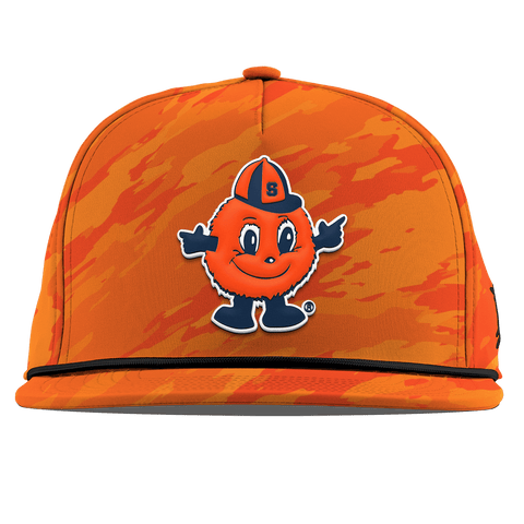 Syracuse University "Otto The Orange" Flat 5 Panel Rope Blaze Orange Camo
