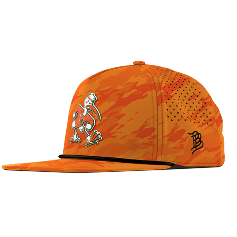 University of Miami "Sebastian the Ibis" Flat 5 Panel Rope Blaze Orange Camo