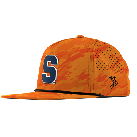 Syracuse University "Syracuse Navy Block" Flat 5 Panel Rope Blaze Orange Camo